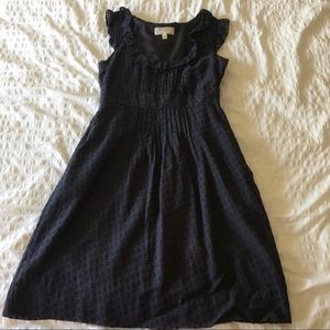 Anthropologie dress - slate blue - size 0